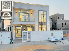 For sale in Al Zahia: a villa with 5 master bedrooms, a majlis (formal sitting room), a living room,
