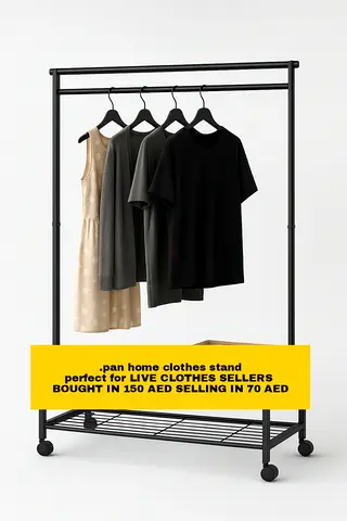 Pan Home Clothes Stand - Ideal for Live Clothes Sellers Selling urgently  delivery avb