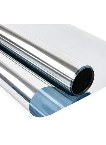 Decorative Window Privacy Film Sticker Silver