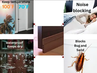 Door Sealing Strips – Block Noise, Dust  Drafts!