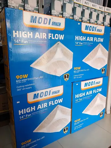 Fan 60 60 led light remote free Delivery