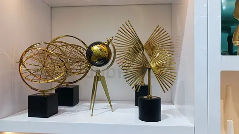 Elegant Decorative Globes and Sculptures Collection