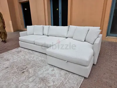 Cratebarrel L Shape Sofa