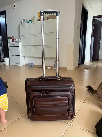 Sturdy Leather Cabin Luggage for Sale