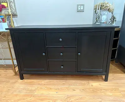 Sturdy Black Sideboard Cabinet for Sale