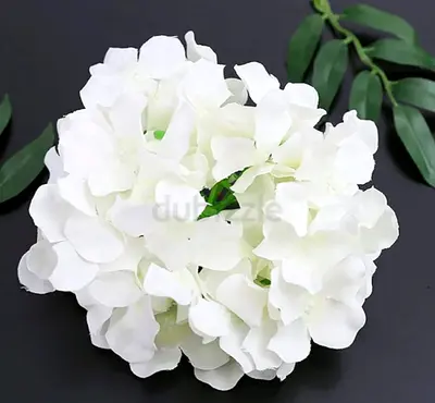 Elegant Artificial White hydrangea Floral Arrangement