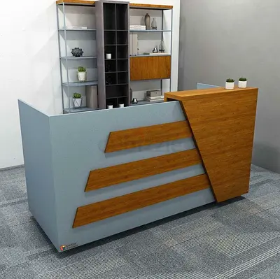 Wood cash counters