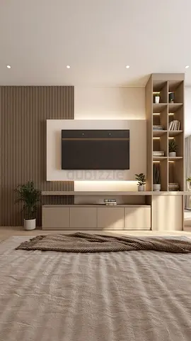 Modern Entertainment Center with Sleek Design
