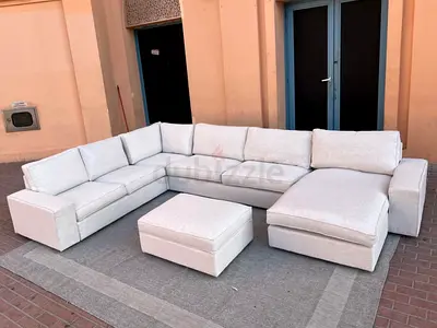 Looks great Condition Ikea Kivik Sofa Beige without footstool