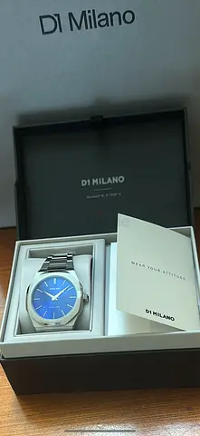 D1 Milano Stylish Blue Dial Watch