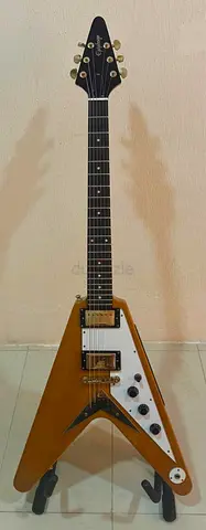 For Sale or Trade Epiphone Flying V Korina Aged Natural Electric Guitar