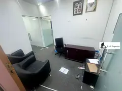 DEWA &amp; Chiller Free | Independent Office with Partitions | Front of Metro | Al Mankhool