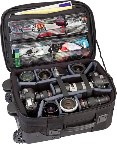 tarmac camera rolling camera bag ( with wheels )