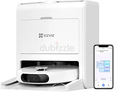 Brandnew EZVIZ RS2 Robot Vacuum Cleaner with Station, Automatic Emptying