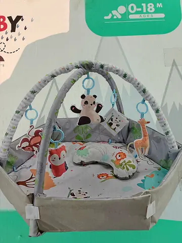 Colorful Baby Play Mat with Hanging Toys