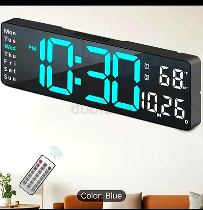 Sleek Electronic LED Digital Alarm Clock with Remote Control