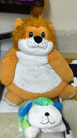 Cute Plush Lion and Dog Stuffed Animals