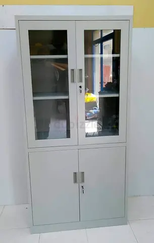 Glass file cabinet Steel model for sale