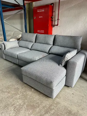 Ikea Eskilstuna L-shape sofa bed with storage