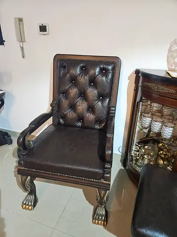 A set of two antique chairs