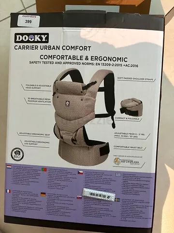 Dooky Urban Comfort Baby Carrier - Ergonomic and Versatile