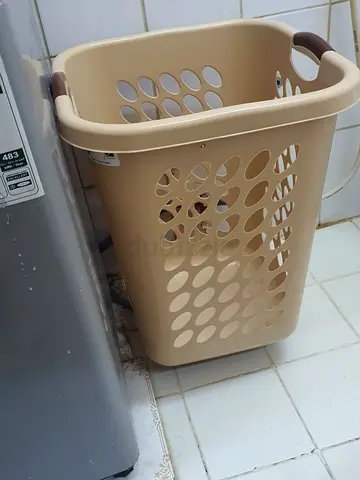 Beige Laundry Basket for Sale
