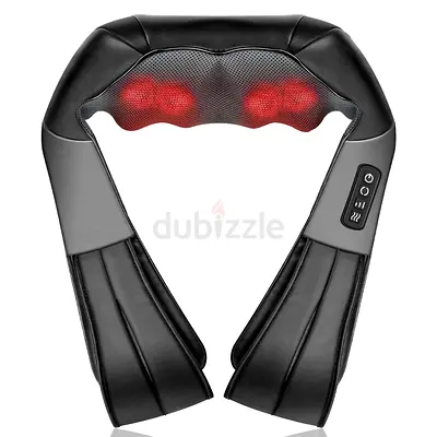 Brand New – High Quality Shiatsu Neck  Back Massager ‍️   3D Deep Tissue Kneading    Heat Th