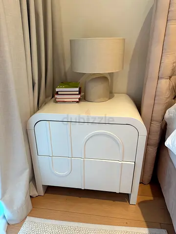 Bedside tables with large capacity drawers