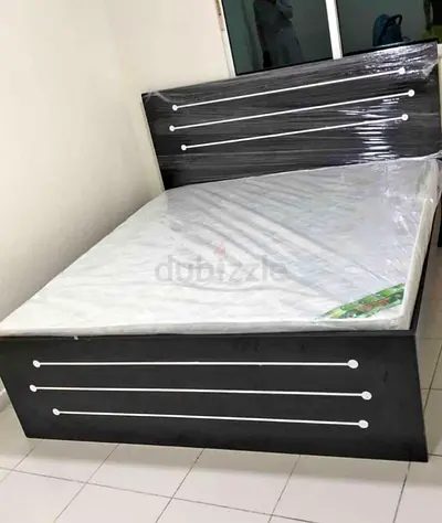 Brand new MDF solid wood king size bed frame