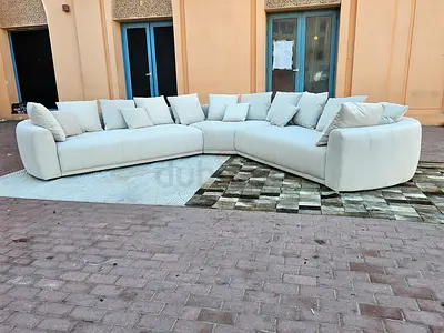 Looks great Condition Pan Home Corner Sofa Beige