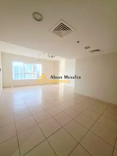 Seeview Flat+One Free parking • Free gym, pool free • Central AC • Open view • Near Al Khan 