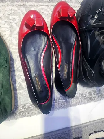 Original ombre Red Flats by Louis Vutton