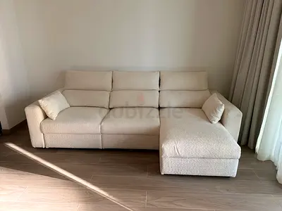 IKEA Eskilstuna l-shape sofa bed with storage beige