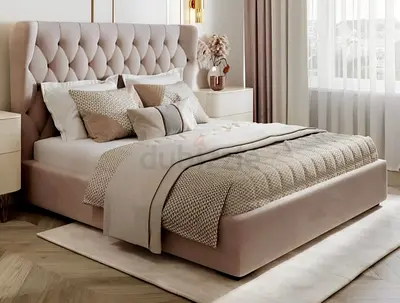 Light pink 180*200 king size Bed