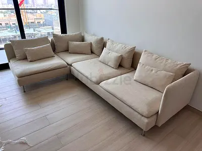 Perfect Condition IKEA sodhremn Corner Sofa Beige