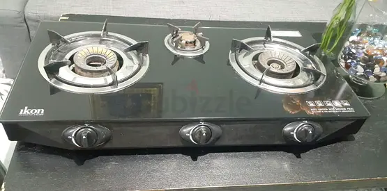Ikon 3-Burner Gas Stove - Efficient Cooking Solution
