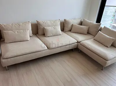 Top Quality Same like new Condition Ikea Sodhremn Corner Sofa Beige