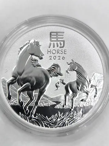 1 0z Perth mint 2026 Silver  year of Horse Coin - A Collectors Treasure
