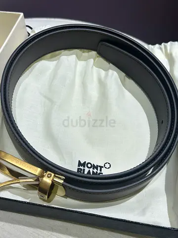 Elegant Montblanc Leather Belt for Sale