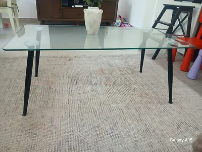 Stylish glass coffee table
