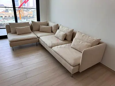 Ikea Sodhremn Corner Sofa Beige