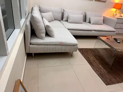 Same like new Condition Ikea Sodhremn Corner Sofa Beige