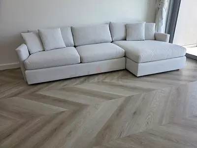 Cratebarrel L shape Sofa