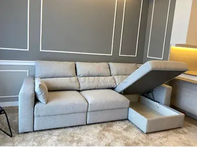 Selling in excellent Condition Ikea Eskelstuna Sofa Bed with Storage