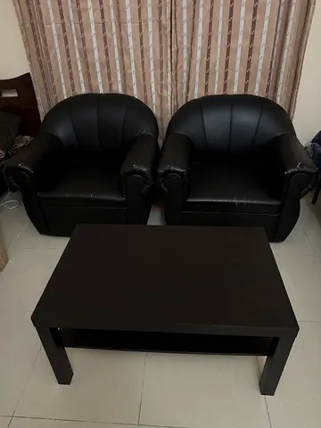 Sofa set with tea table for sale