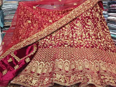 Lehenga material for sale