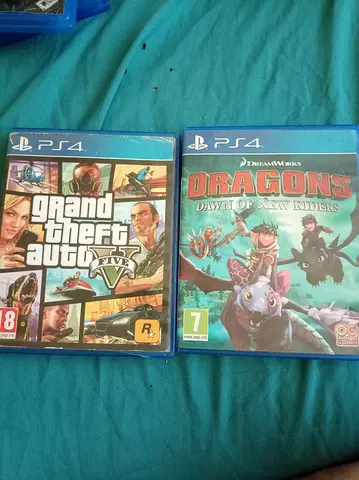 Gaming Collection: Grand Theft Auto V  Dragons Dawn of New Riders for each 2 games 60 dhm
