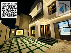 Very luxury modern villa with full stone facade and super fancy interior with super deluxe hotel fin