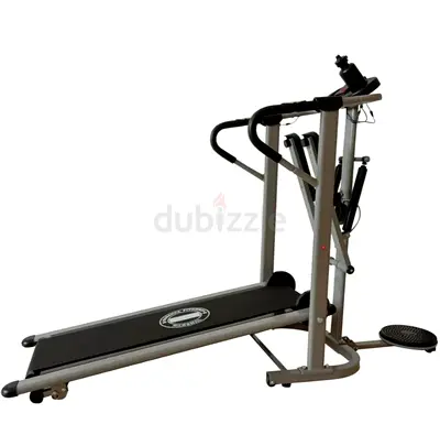 Manual Treadmill with Digital Monitor - 12 KMPH Speed Range