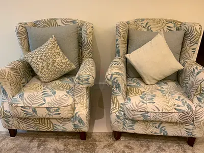 Charming Floral Armchairs for Cozy Living Room